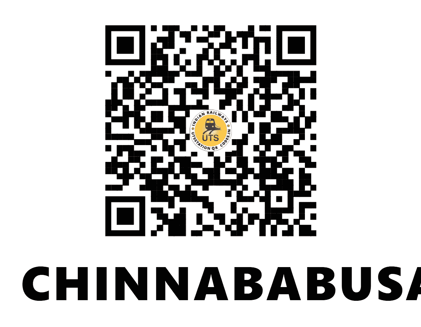 UTS QR Code for CHINNABABUSAMUDRAM - CBU (SR - TAMIL NADU)